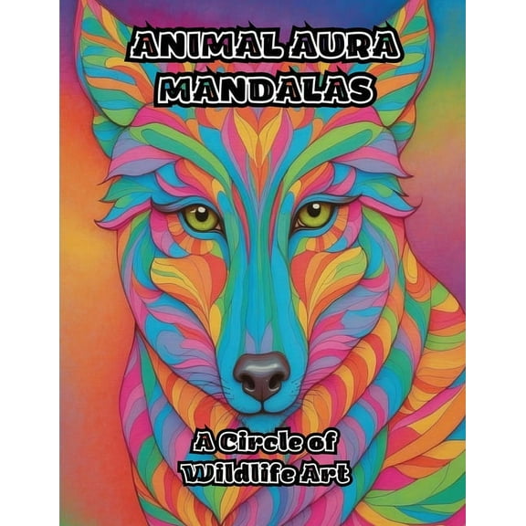Animal Aura Mandalas: A Circle of Wildlife Art, (Paperback)