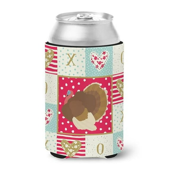 Carolines Treasures CK5417CC French Turkey Dindon Love Can or Bottle Hugger