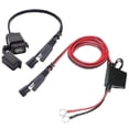 thumbnail image 1 of Cargador Usb para motocicleta Sae a adaptador de Cable Usb Sae desconexión rápida 2.1a puerto Usb impermeable Feliz Sencillez, 1 of 5