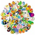 thumbnail image 2 of Pegatinas de vinilo para mascotas con forma de loro, estornino, impermeable, 50 unidades, 2 of 2