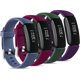 thumbnail image 1 of [4 Pack] Compatible with Fitbit Inspire 2 Bands Women Men, Soft Silicone Wristband for Inspire 2 Fitness Tracker, Plum/Green/Blue Gray/Fuchsia Small, 1 of 5
