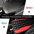 thumbnail image 4 of Yazoeia Car Center Console Cushion Pad, Universal Leather Waterproof Armrest Seat Box Protector, Auto Memory Foam Armrest Cover, Vehicle Decor Accessories for Most Cars (Red) CJC912-115576, 4 of 6