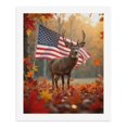 thumbnail image 5 of Paint by Numbers Kit for Adults, Autumn Deer American Flag Scene Paint by Numbers, Easy Paint by Numbers Kit for Adults Beginner, DIY Adult Paint by Number Kits on Canvas, 12x16in Home Decor, 5 of 7