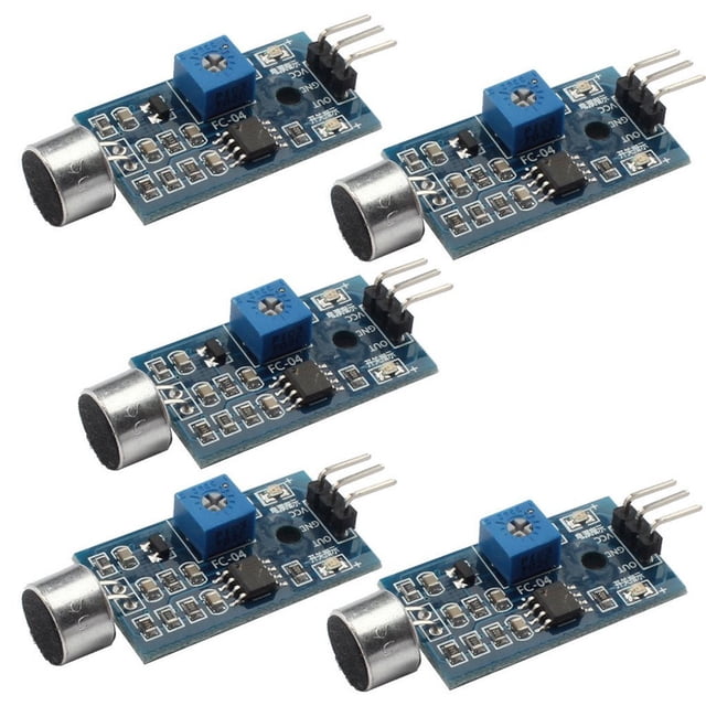 unbranded 5Ud Sensor Activado Por Sonido Con Orificio Fijo Para Montaje Fácil