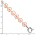 thumbnail image 5 of Sterling Silver 10-11mm Pink Shell Bead Bracelet, 5 of 5