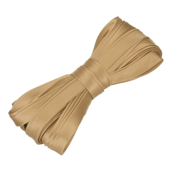 Uxcell Double Fold Bias Tape 2/5 Inch x 5.5 Yards Satin Pre-fold Tape Red57