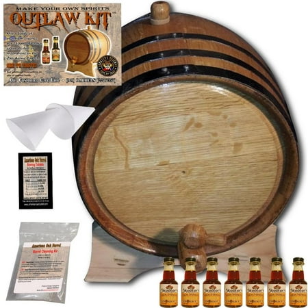 

The Outlaw Kit™ - Barrel Aged Whiskey Making Kit - Create Your Own Honey Bourbon Whiskey