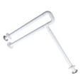 thumbnail image 3 of Toilet Handrail, Toilet Rail Foldable Multipurpose Stable Support  for Disabled for Bathroom, 3 of 7