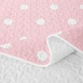 thumbnail image 5 of Erosebridal Geometric Dot Twin Quilt Set,White Polka Twin Coverlet Set For Girls,2 Pieces, 5 of 7