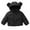 Black-04, variant on Ugoldhm Winter Coat for Girls Boys Cotton Hooded Zipper Jacket Thermal Cute Kids Outerwear Sizes 5-14 Years