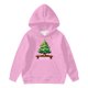 thumbnail image 5 of Sudadera con capucha para niñas y niños, sudadera de manga larga con cuello redondo y estampado de moda, jersey con bolsillo, sudadera de poliéster para niñas, 5 of 8