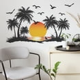 thumbnail image 1 of Pegatinas de pared con diseño de gaviota y árbol al atardecer, autoadhesivas, para embellecer paredes, para dormitorio, sala de estar o dormitorio. Venta al por mayor. Material de vinilo de, 1 of 6
