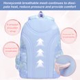 thumbnail image 5 of DAKIMOE Girls Backpack, Kids Backpack for Girls with Compartments Lightweight Cute Bookbags Watrer Resistant School Bags for Elementary Primary School, Blue, 5 of 8