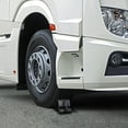 thumbnail image 1 of DECORNIJIA 4pcs Camper Tire Blocks Wheel Chock Black PP Prevent Movement Outdoor Maintenance, 1 of 6