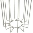 thumbnail image 7 of Sunnydaze Indoor Modern Metal Wire End Table with Faux Woodgrain Top, Cream, 7 of 7