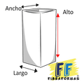 thumbnail image 4 of Maceta de Fibra de Vidrio FibraFormas Mod. Tower Mediano Chocolate, 4 of 5