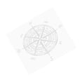 thumbnail image 3 of Pegatina para coche Campass impermeable y recortable de PVC de 20 x 20 cm para decoración universal de automóviles, color blanco, 3 of 14