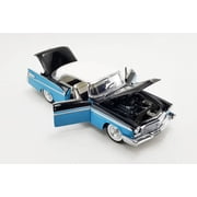 1956 شارع كرايسلر نيويوركر. Regis و Stardust Blue و Raven Black - Acme A1809007 - 1 / 18 scale Diecast Model Toy Car
