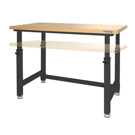 Seville Classics Ultrahd Adjustable Height Heavy Duty Wood Top