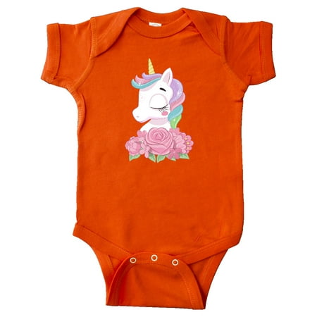 

Inktastic Unicorn Roses Gift Baby Boy or Baby Girl Bodysuit