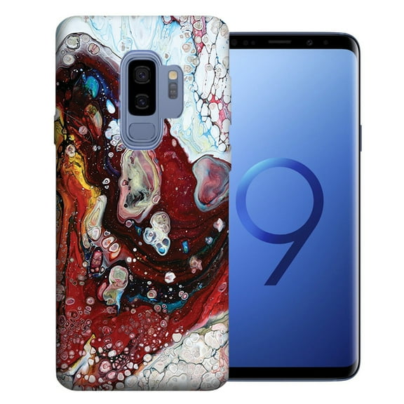 MUNDAZE For Samsung Galaxy S9 Plus Oil Painting Design 9 TPU Gel Phone Case Cover