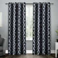 thumbnail image 5 of Exclusive Home Gates Sateen Room Darkening Blackout Thermal Grommet Top Curtain Panel Pair, 52"x96", Taupe, 5 of 5