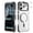 Clear-Black, variant on for iPhone 17 Pro Max Case with Tempered Glass Screen Protector & Lens Protector, Compatible with MagSafe, Military-Grade 4-Corner Shockproof, Magnetic & Anti-Yellowing Clear Case