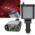 thumbnail image 4 of Universal 4-in-1 Retractable Car Charger with 80cm Dual Cables Type-C and L 100W Fast Charging for Phones Tablets Laptops, 4 of 8