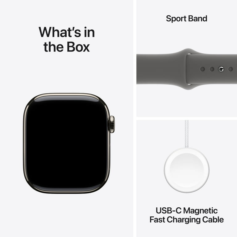 Apple Watch Series 10 GPS + Cellular 46mm Natural Titanium Apple Watch Series 10 GPS + Cellular 46mm Natural Titanium