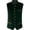 Green, variant on Men's Oktoberfest Vest, Sleeveless Stand Collar Top, Solid Color Stage Performance Costume For Beer Festival & Bar Party Green S