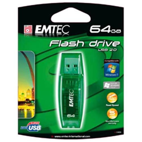 EMTEC Click USB 2.0 Flash Drive, 64 GB - Walmart.com - Walmart.com