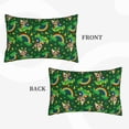 thumbnail image 2 of Naloa Cat St Patrick's day Pillowcase, Cool Pillowcase, Lightweight, Breathable, Skin Friendly Pillowcase, Hidden Zipper (No pillow core)-14"x20", 2 of 6