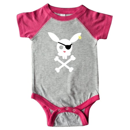 

Inktastic Cute Easter Pirate Bunny with Eyepatch and Earring Gift Baby Boy or Baby Girl Bodysuit