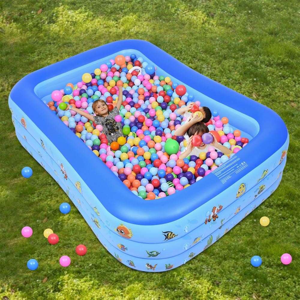 Inflatable Swimming Pool Large Family Home Backyard 7 Sizes Children