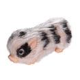 thumbnail image 1 of Cerdo de silicona artesanal, decoración realista, fácil de limpiar, mini muñeca de cerdo Rayas negras, 1 of 9
