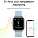 thumbnail image 3 of Gwong Electrónica S50 Multifuncional Impermeable Plastic Hombres Mujeres Smart Watch Thermometer Monitor de presión de frecuencia cardíaca para deportes al aire libre, 3 of 6