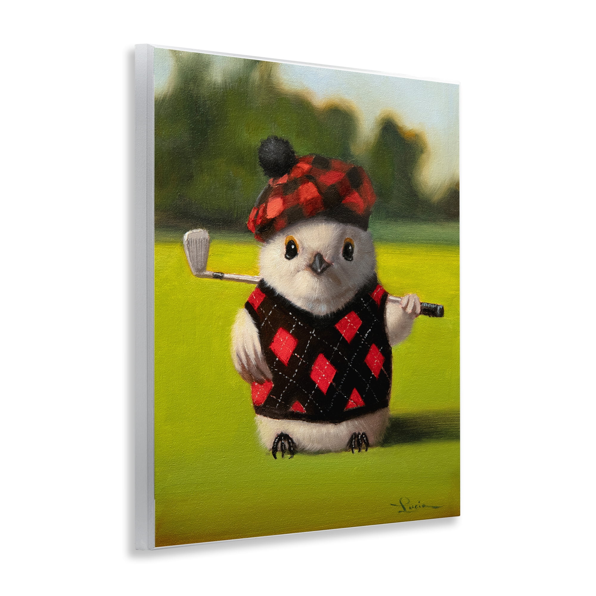 Stupell Industries Birdie Golf Swing Wall Plaque Art, design by Lucia Heffernan