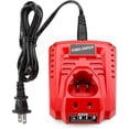 thumbnail image 1 of 12V Rapid Charger Replacement for MIL 12V Battery Charger, Compatible with Milwaukee M12 Lithium Battery 12Volt 48-11-2401 48-11-2411 48-11-2412,Euro, 1 of 5