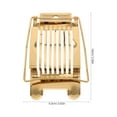 thumbnail image 2 of DEEPCRAFF 1Set Egg Cutter Slicer for Slicing Mushrooms and Butter Golden and Flat Design, 2 of 8