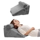 thumbnail image 1 of VEVOR Almohada ortopedica en cuña para cama, 3 unidades, ajustable para espalda, piernas, cuello y ERGE., 1 of 9