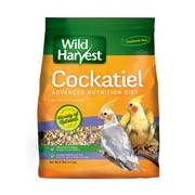 Wild Harvest Cockatiel Advanced Nutrition Bird Food Diet Blend, 4 lb