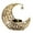Gold, variant on Metal Moon Candle Stand Moon Shaped Candle Holder Tealight Holder Candlestick Table Centerpiece Ramadans Decorations