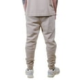 thumbnail image 2 of Brooklyn Cloth Men's Core Fleece Sweatpants Joggers, Elastic Waist, Drawstring Cuffs, Pumice Stone, Small, 2 of 4