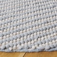 thumbnail image 3 of SAFAVIEH Natura Shannon Geometric Area Rug, Light Blue/Ivory, 6' x 6' Round, 3 of 10