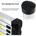 10.5Ft/3.2M Aluminum Telescopic Ladder Safe and Stable Extend Attic