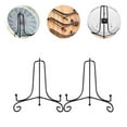 thumbnail image 2 of 2pcs Plate Stands Display Holders Wrought Iron Display Stands Photo Frame Holders, 2 of 8