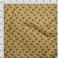 thumbnail image 3 of oneOone Cotton Cambric Fabric Leaves & Floral Block Decor Fabric Printed BTY 56 Inch Wide, 3 of 4