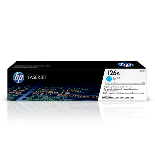 Cartucho de tóner HP 126A Cyan | 1000 ml | LaserJet Pro