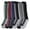 B, variant on Cotton Knee-High Socks with Lace Up Boots Design (6-Pack)