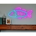 thumbnail image 2 of Handmadetneonsign Cute fish Led Sign, Cute fish Neon Sign, Wall Decor, Aquarium decor Neon Sign, Custom Neon Sign, Wall Décor, 2 of 5